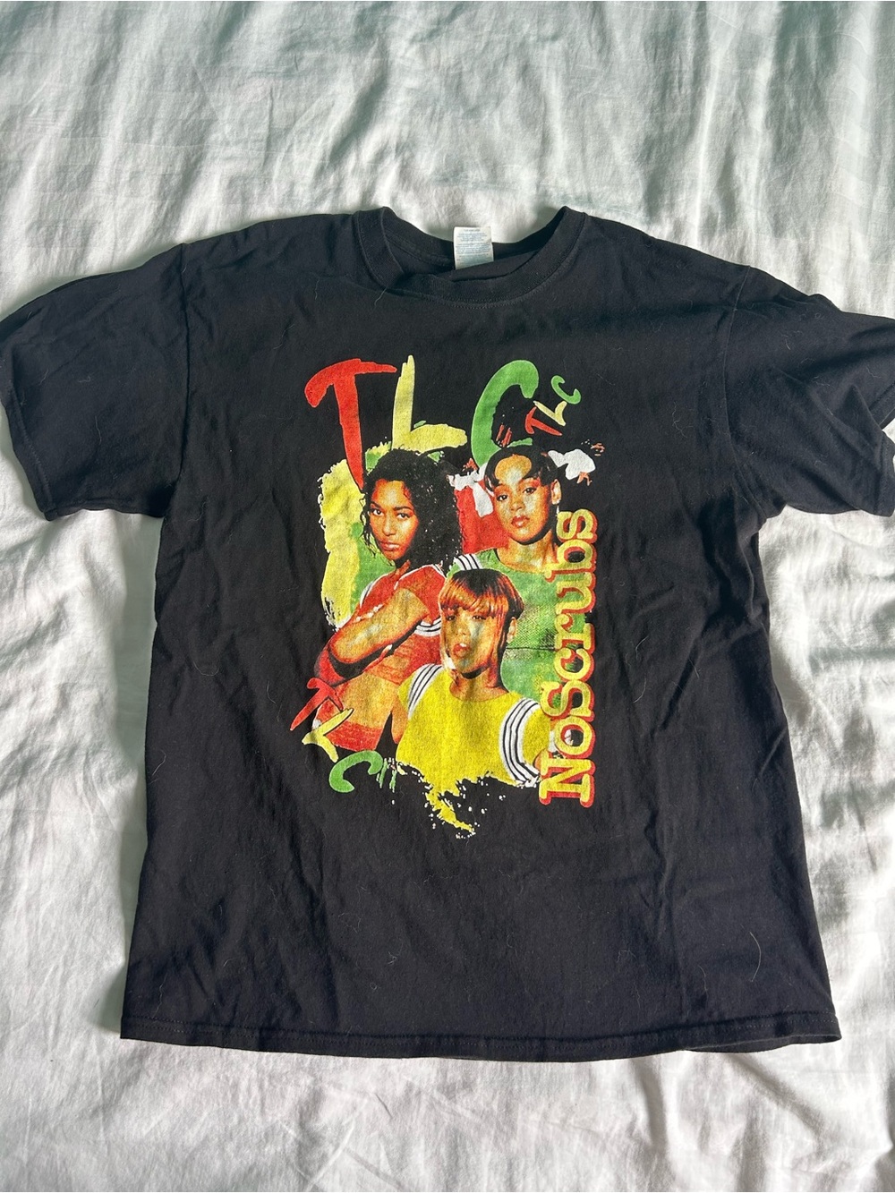 Port and Company Black TLC No Scrubs Graphic Tee